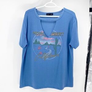 Social Scene cutout Mojave desert seen oversized T-shirt casual comfy